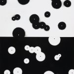 Biogeomtria 2003. Szén - papír, 100x70 cm