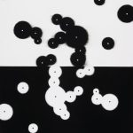 Biogeomtria 2003. Szén - papír, 100x70 cm