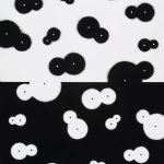 Biogeomtria 2003. Szén - papír, 100x70 cm