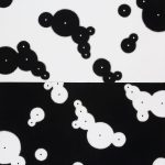 Biogeomtria 2003. Szén - papír, 100x70 cm