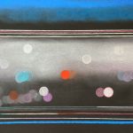 Éjszakai utazás 2023. Olaj - vászon, 58x75 cm