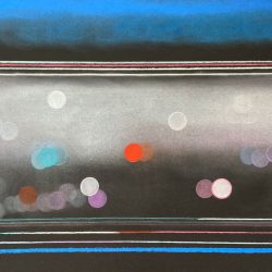 Éjszakai utazás 2023. Olaj - vászon, 58x75 cm