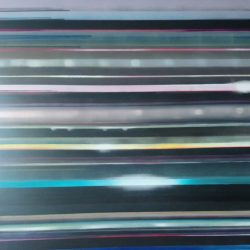 Éjszakai utazás 2024. Olaj - vászon, 80x80 cm