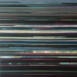 Éjszakai utazás 2024. Olaj - vászon, 80x80 cm