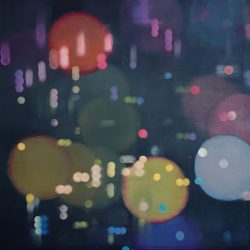 Éjszakai - fények - 3. 2021. Olaj - vászon. 75x58 cm