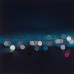 Horizont fények 2020. Olaj - vászon, 60x60 cm