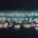 Horizont fények II. 2020. Olaj - vászon, 60x60 cm