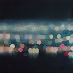 Horizont fények 2020. Olaj - vászon, 60x60 cm