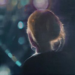 Égi jelenség 2020. Olaj - vászon 50x60 cm