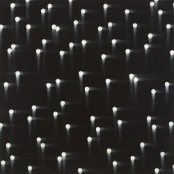 Közel és távol 2005. Olaj - vászon, 140x140 cm