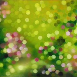 Kertben 2008. Olaj - vászon 50x70 cm