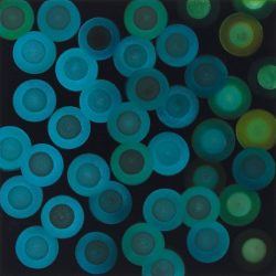 Türkiz 2010. Olaj - vászon 40x40 cm