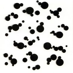 Poziciók 2014. Szén - papír, 100x70 cm