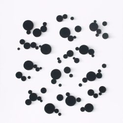 Poziciók 2012. Szén - papír, 100x70 cm