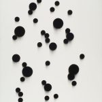 Poziciók 2012. Szén - papír, 100x70 cm