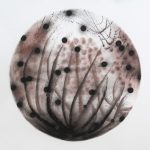 Fekete fény 2019. Szén - papír 70x100 cm